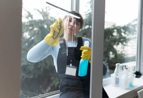 Nettoyage de vitres intérieures et extérieures à Brenoux